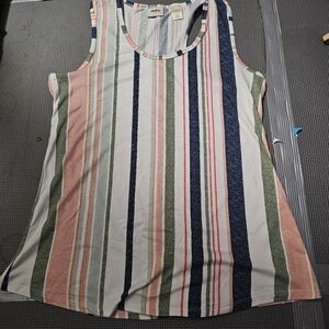 Buckle Striped Tank